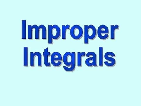 Improper Integrals