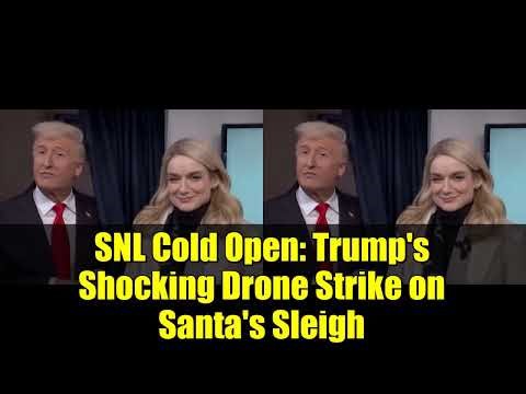 SNL Cold Open: Trump's Shocking Drone Strike on Santa's Sleigh | James Austin Johnson Impersonation
