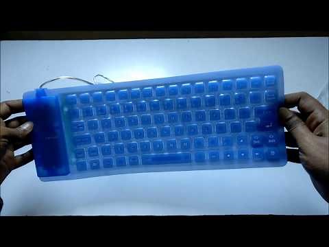 Flexible rubber keyboard!