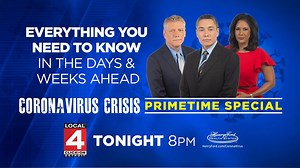 9.7K views · 18 reactions | Local 4 is LIVE tonight with a "Coronavirus Crisis" Special. You'll get the latest on the local cases, testing, how to deal with supply shortages and more - Tonight at 8 p.m. https://bit.ly/38Y0tdB?utm_source=facebook&utm_medium=social&utm_campaign=snd&utm_content=wdiv | WDIV Local 4 / ClickOnDetroit | Facebook