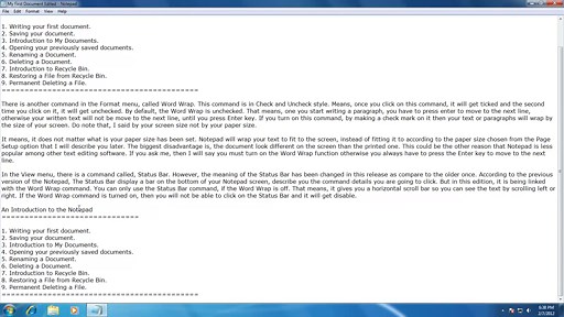 How to Use Notepad in Windows 10 / 8.1 / 7 / XP Full Tutorial