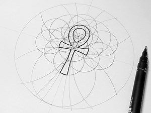 How to Draw The Ankh Using Sacred Geometry - Zak Korvin