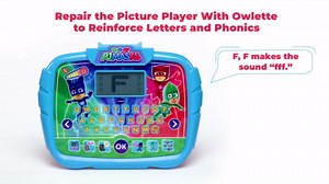 VTech PJ Masks Time to Be A Hero Learning Tablet, Blue