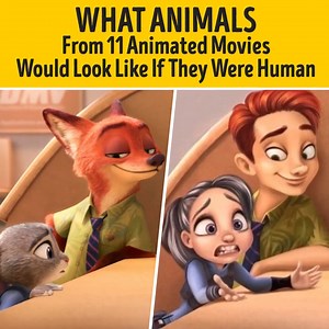 149K views · 3.3K reactions | What animals from 11 animated movies would look like if they were human | Bright Side | Facebook