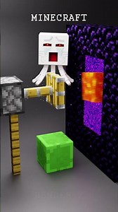 Minecraft Vs Real Life – Crying Ghast 🔥🔥🔥 #minecraft #3danimation #animation #3dart