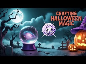 Pumpkin Cottage with a Witchy Hat Day 5 of 31 Days of Halloween #resin #handmadecrafts