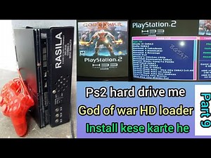 ps2 god of war wala hd loader kese install karte he | rasila combo ps2 me game add kese kare part 9