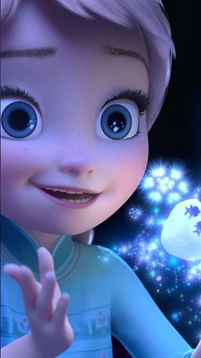 Anna and Elsa build their magical friend Olaf ❄️✨ | Frozen