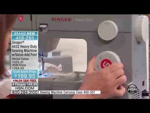 Singer 4432 Heavy-Duty Sewing Machine | HSN