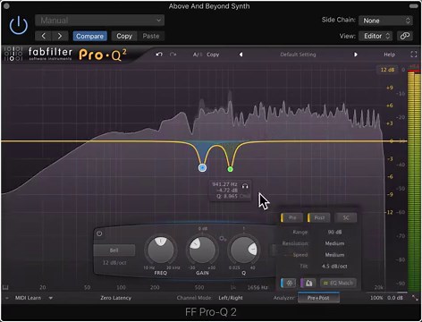 Fab-Filter Pro Q 2: Spectrum Grab