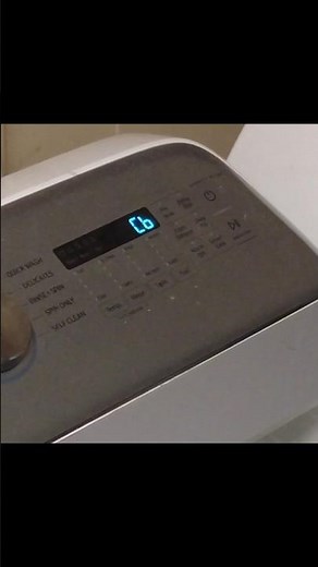 How to calibrate a Samsung top loader washing machine