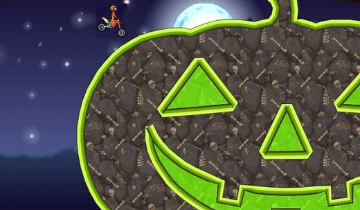 Moto X3M Spooky Land - Play it Online at Coolmath Games
