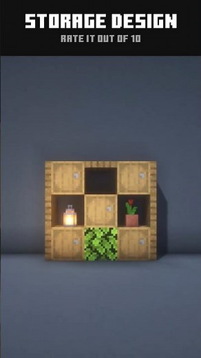 Cool Storage Design in Minecraft 🌸