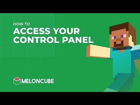 How to access your Minecraft server control panel