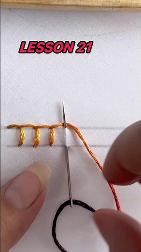Blanket Stitch Tutorial | Hand Embroidery for Beginners #21