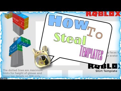Roblox How to Steal Templates New and Easy 2021!