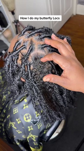 Spring Twist Crochet Hair Tutorial for Butterfly Locs