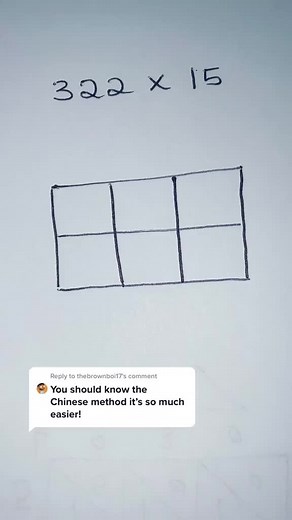 Chinese Multiplication Method! #math #maths #gcsemath #gcsemaths #gcse2022 #gcse2023 #gcse #aceyourexams #letslearn #learnontiktok #tip #study #studytips #uni #college #school #tutor #tuition #learning #number #hack