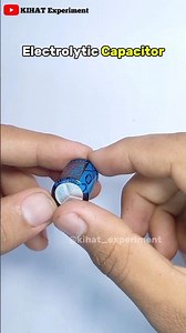 What's inside in electrolytic capacitor 🤯😯 #ytshorts #experiment #shorts #capacitor