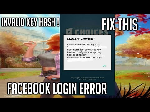 How To Fix Invalid Key Hash (CHECK THE DESCRIPTION) | Facebook Log In Error Fix | IgniTE