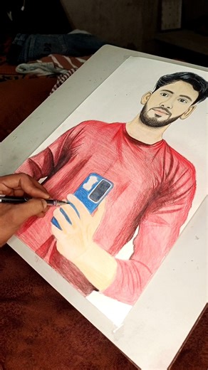 How to Spot the Difference: Printed Portrait vs Hand-Drawn Art 🎨 commission artwork #art #sketch