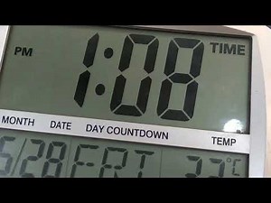 KADIO KD-3806 DIGITAL CLOCK TIME CONFIGURATION || How to configure digital watch time #fullpackage