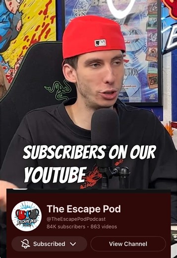 What should Andrew do if we hit 100K subscribers on YouTube ??? @Wafellow @hat guy 🦒 #youtube #tiktok #bald #podcast #theescapepodpodcast