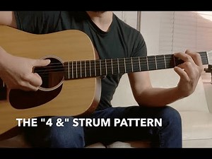 Lesson 2B: The "4&" Guitar Strum Pattern