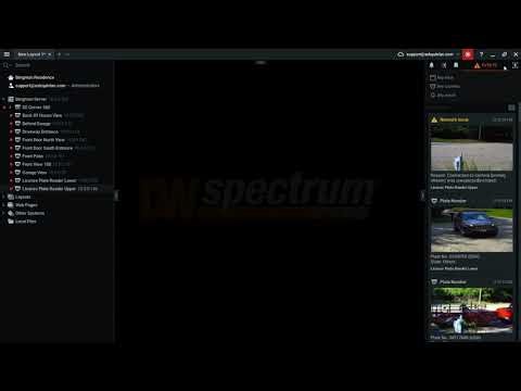 DW Spectrum How To View Plate Number Events
