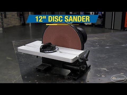 Must-Have Tool for Grinding Metal or Wood - 12" Disc Sander - Bench Sander from Eastwood