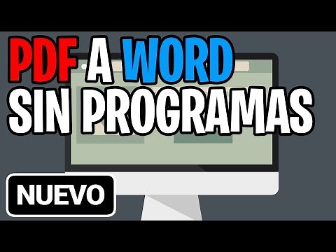 CONVERTIR PDF A WORD EDITABLE EN 3 PASOS 😎
