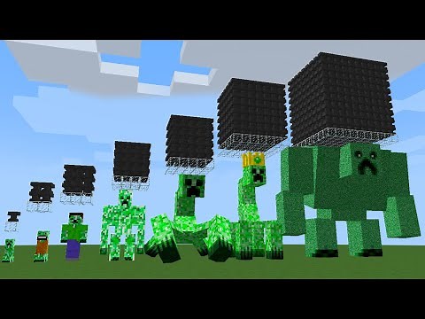 All creepers Explosion in minecraft