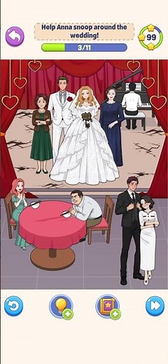 Tricky Story Level 24 | Help Anna Snoop Around The Wedding | Full Walkthrough & Puzzle Solution