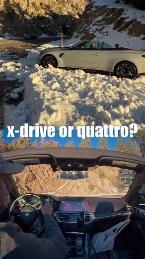 Which one’s better system? #audiquattro #bmwxdrive #bmwm4competition #bmw #audi