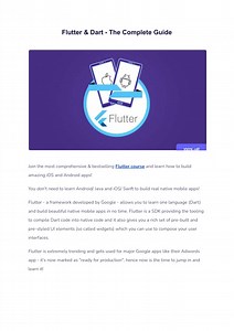 Flutter & Dart - The Complete Guide - SlideServe