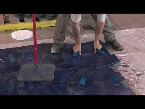 Stampable Overlays - Texturing Concrete Overlays