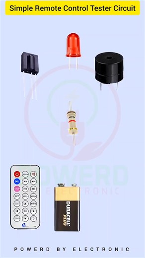 Simple Remote Control Tester Circuit #electrical #electricalwork #powerdbyelectric #diagram #electric #electricalcontractor #electr#ElectricalEngineering #electricalengineeringstudent | Powerd By Electronic