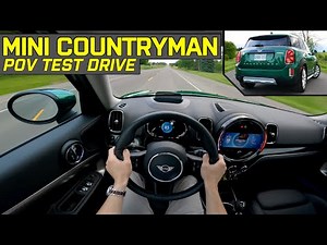 2022 MINI Cooper Countryman SE All4 Premier+ PHEV - POV Test Drive [4K]