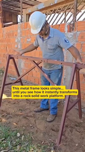 This 3-Function Scaffold Replaces Ladders Forever Contractors Are Shocked #tools #construction #DIY
