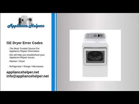 GE Dryer Error Codes