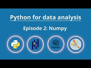 Python for data analysis : Cours complet pour débutant-----Episode 2 :Numpy Partie 1.