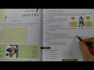Class 6,chapter 7, ARTICLES,superb English grammar,army public school