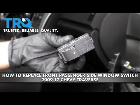How to Replace Front Passenger Side Window Switch 2009-17 Chevy Traverse