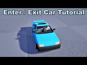 Unreal Engine Enter/Leave Car Tutorial