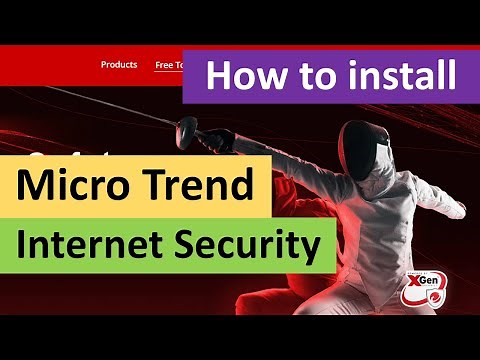 How to Install Micro Trend Internet Security on Windows 10