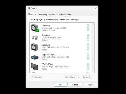 🔈 How to open old Windows sound device control panel