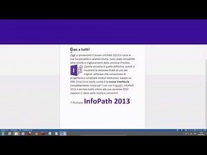 Office INFOPATH 2013