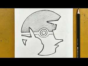 Easy to draw || How to draw Pokémon ( Ash and pikachu ) step-by-step
