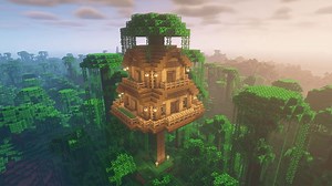 10 best jungle house designs in Minecraft 1.19 update
