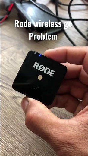 Rode wireless GO problem #rodewirelessgo